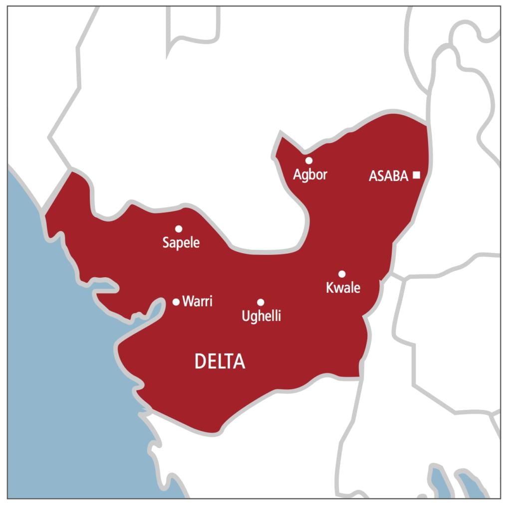 Nigeriyanın delta xəritə