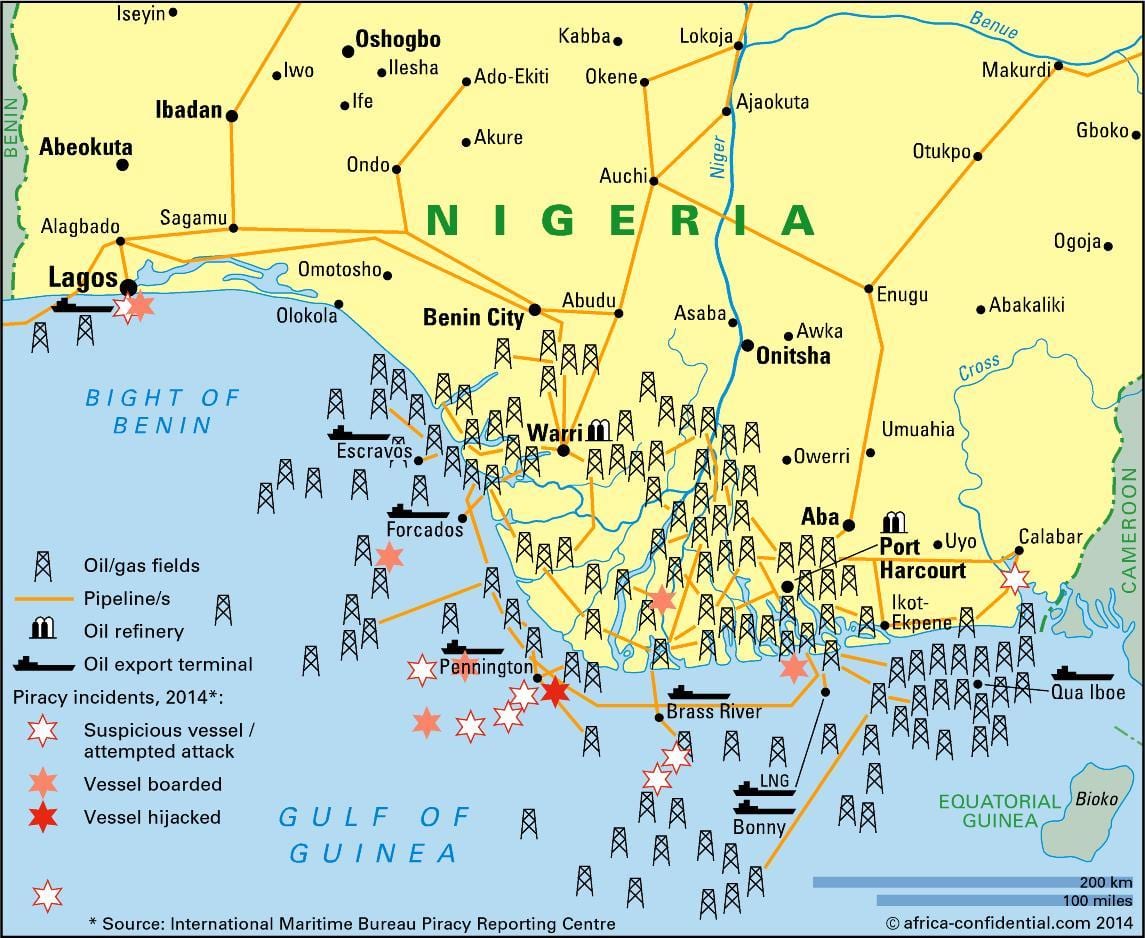 sənaye xəritəsi Nigeriya