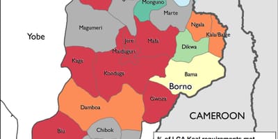 Kart şimal-şərq Nigeriya