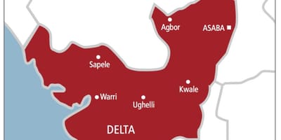 Nigeriyanın delta xəritə