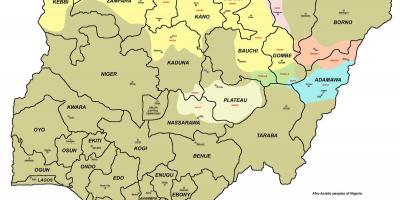 Kart Nigeriya ilə 36 dövlətləri
