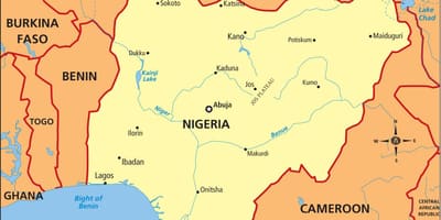 Nigeriya xəritə